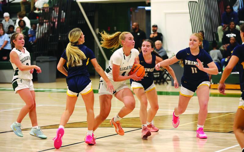 Photo courtesy Austin Poffenberger. Klara Dvorakova, seen here against Prince Avenue, scored 22 against ranked Bethlehem Christian.